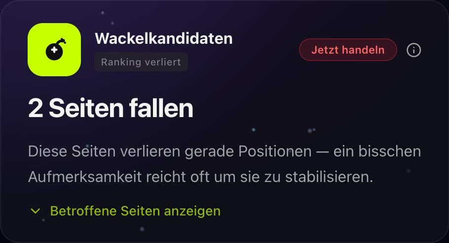 Coach-Fund · Wackelkandidat